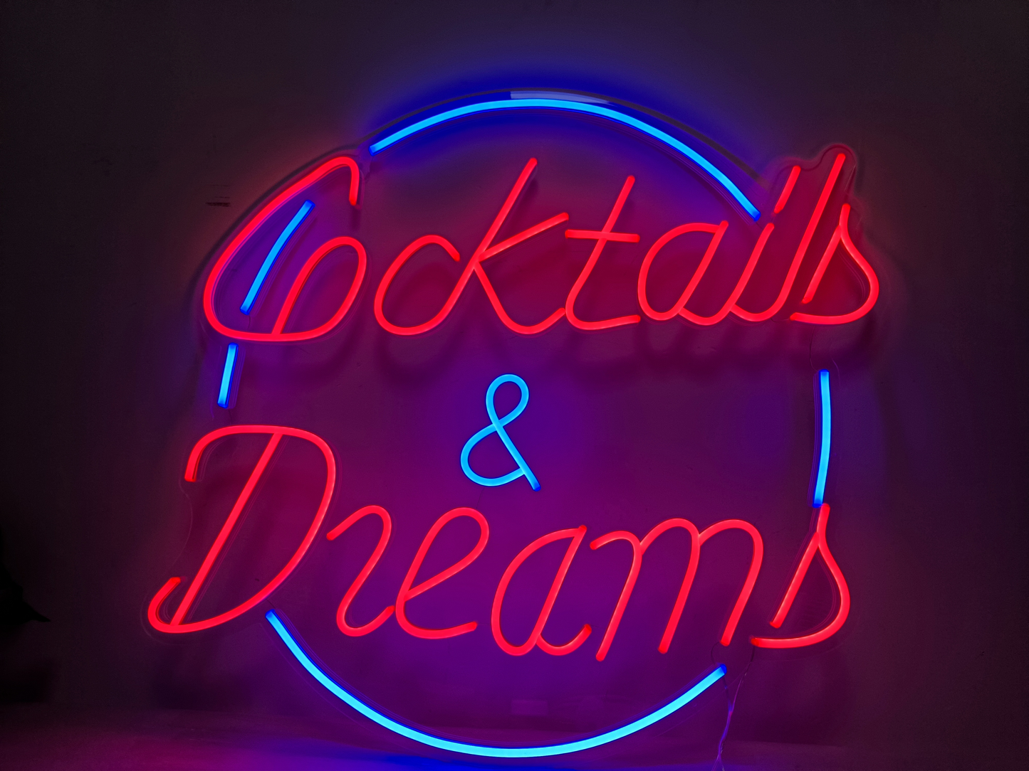 "Cocktails And Dreams" Neon Sign